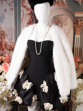 Black Embellished Mini-Dress