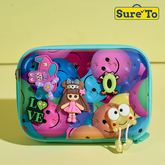 Sureto Mini Pouch with 2 pieces Jibbitz and Sling Smiley