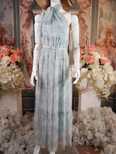 Light Blue Tiered Maxi Dress