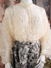 Off-White Ruffled Blouse