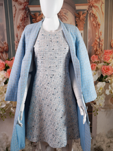 Powdered Blue tweed blazer