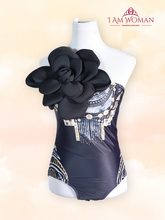 Black Floral Body Suit