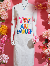 Off White "You Are Enough" Maxi Dress