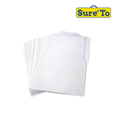 Folder White With Plastic Cover Per Piece