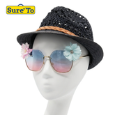 Pink Blue Floral Shades
