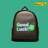 Sureto LED Backpack Designer Plain Black