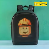 LED Backpack Small Plain Black T7