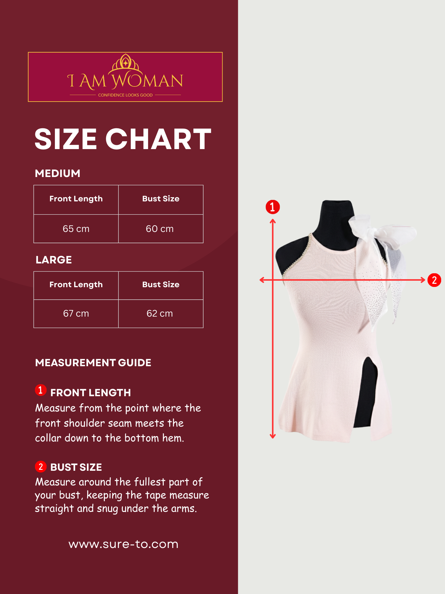 I Am Woman Light Pink Side Shoulder Bow Top