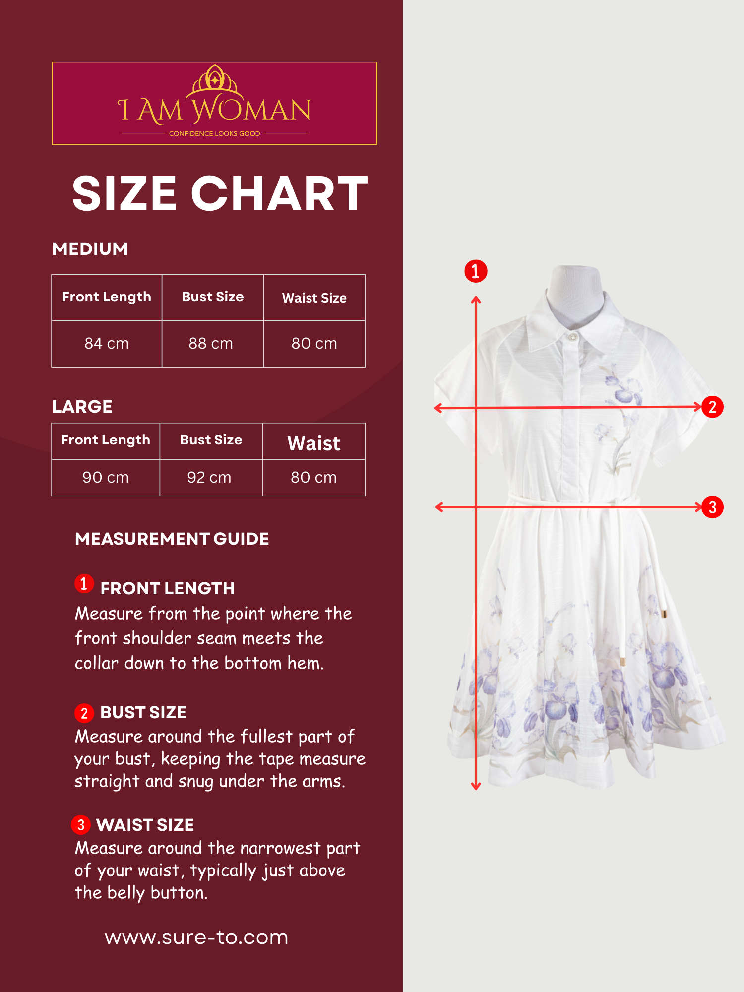 I Am Woman Soft White Floral Embroidered Shirt Dress