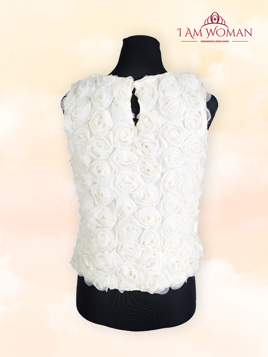 Off-White 3D Rose Top