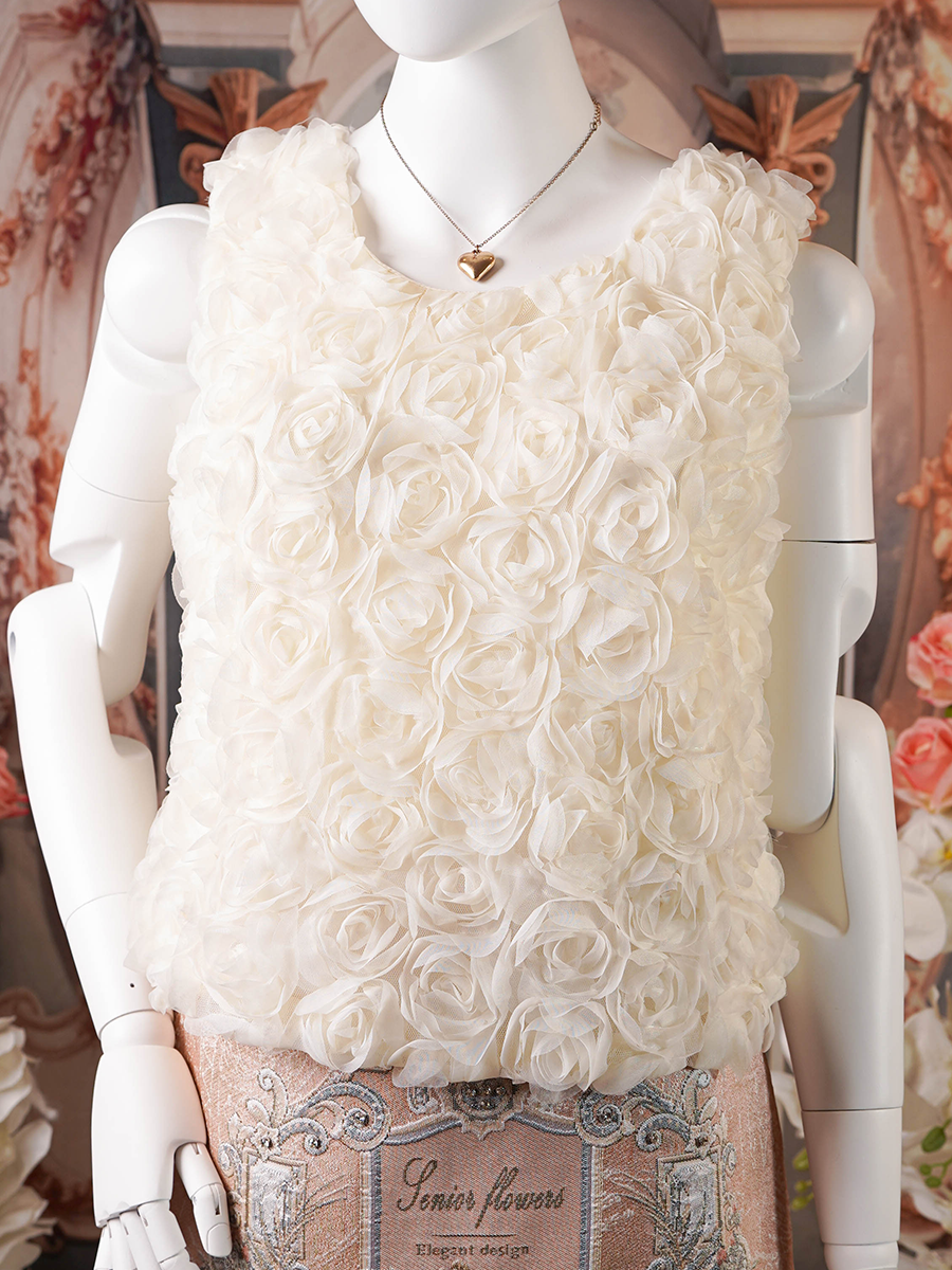 Off-White 3D Rose Top