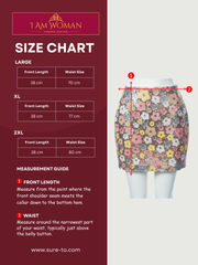 Multicolor Sequin Floral Pattern Mini Skirt