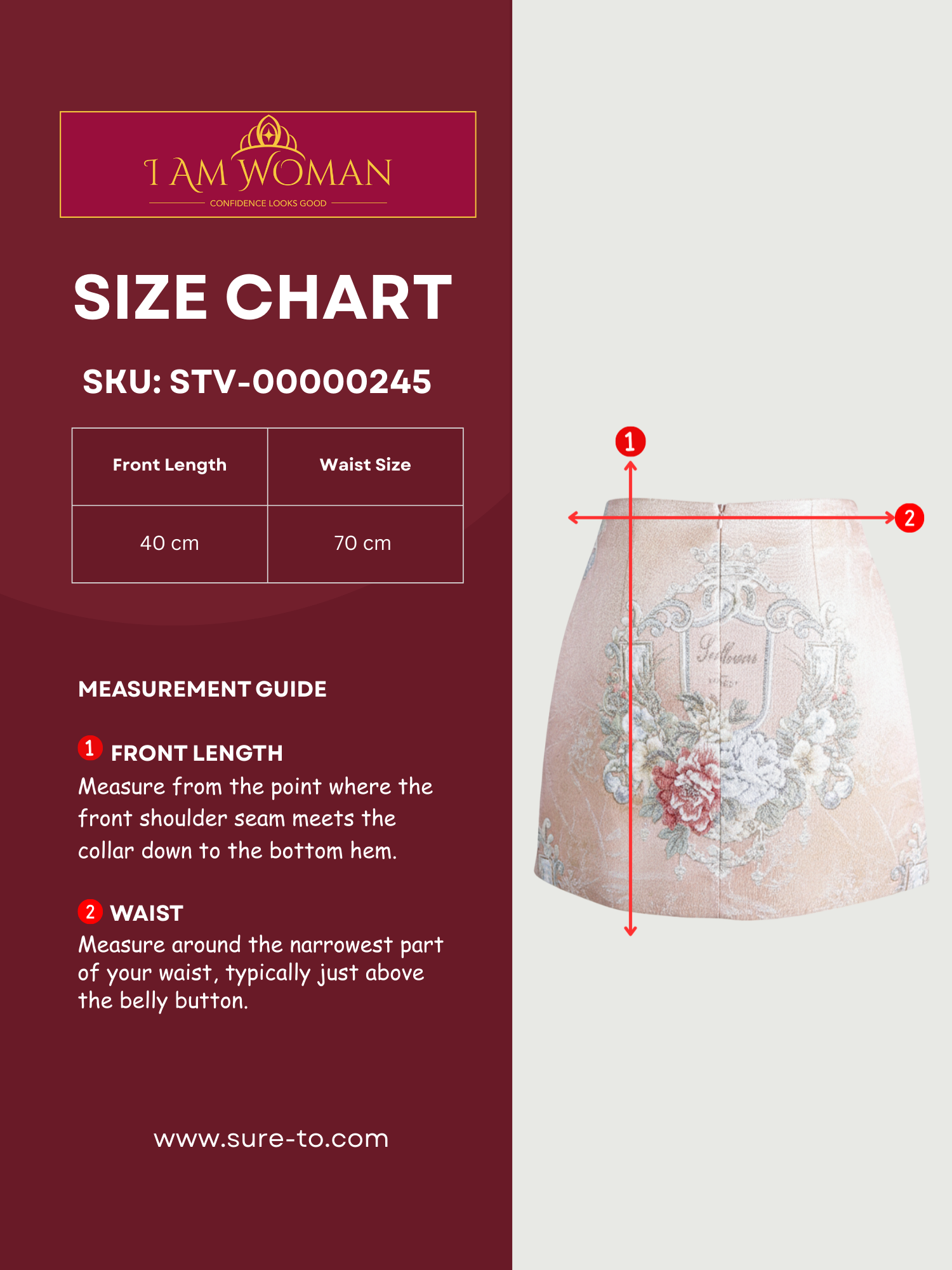 I Am Woman Blush Velvet Embroidered 3D Floral Skirt