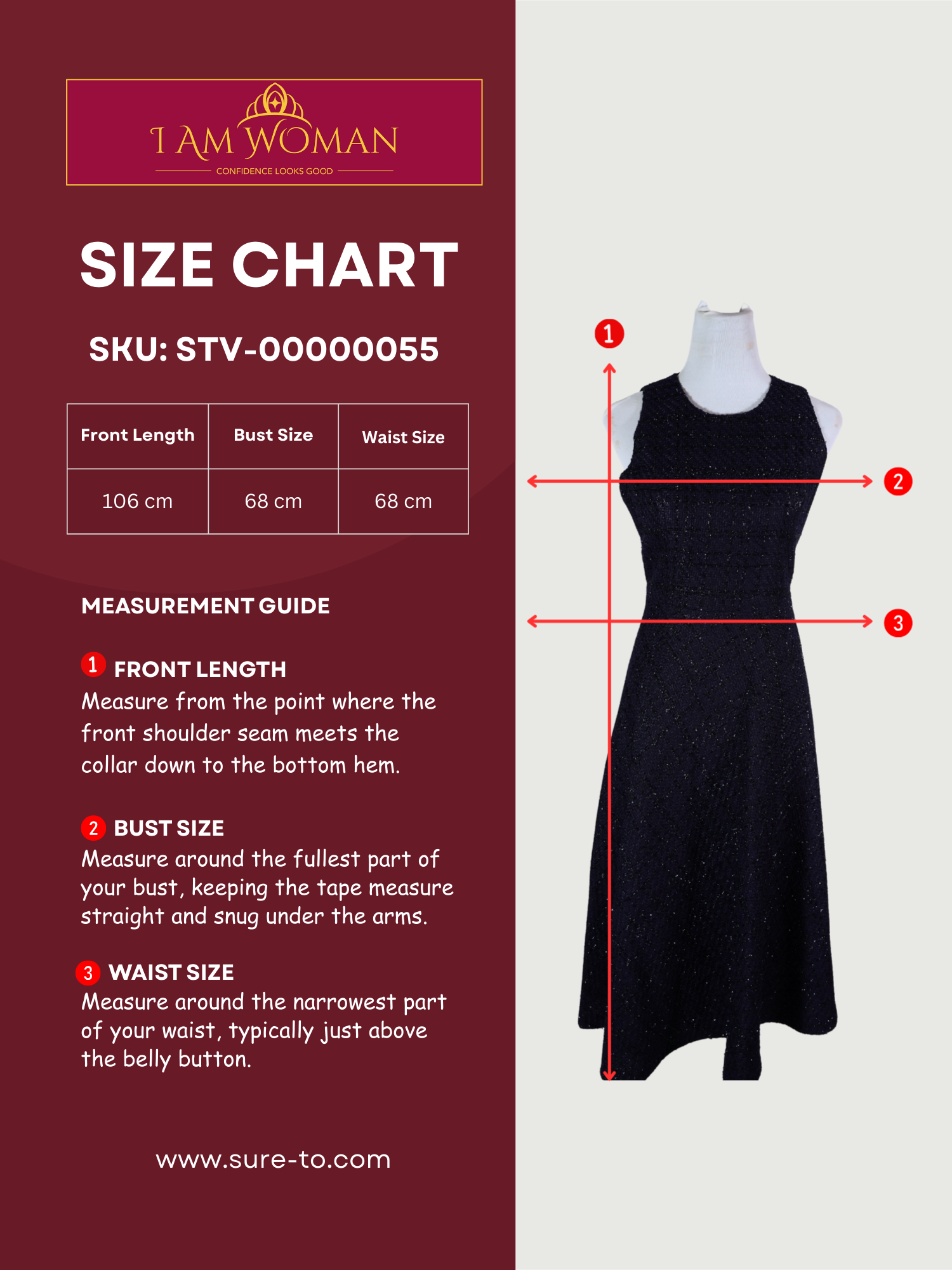 I Am Woman Navy Blue Shimmer Long Dress