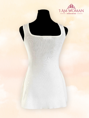 Cream Embellished Mini Dress