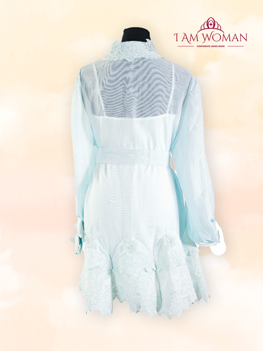Mint Green Embroid Barong Type Dress