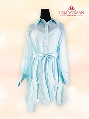 Mint Green Embroid Barong Type Dress