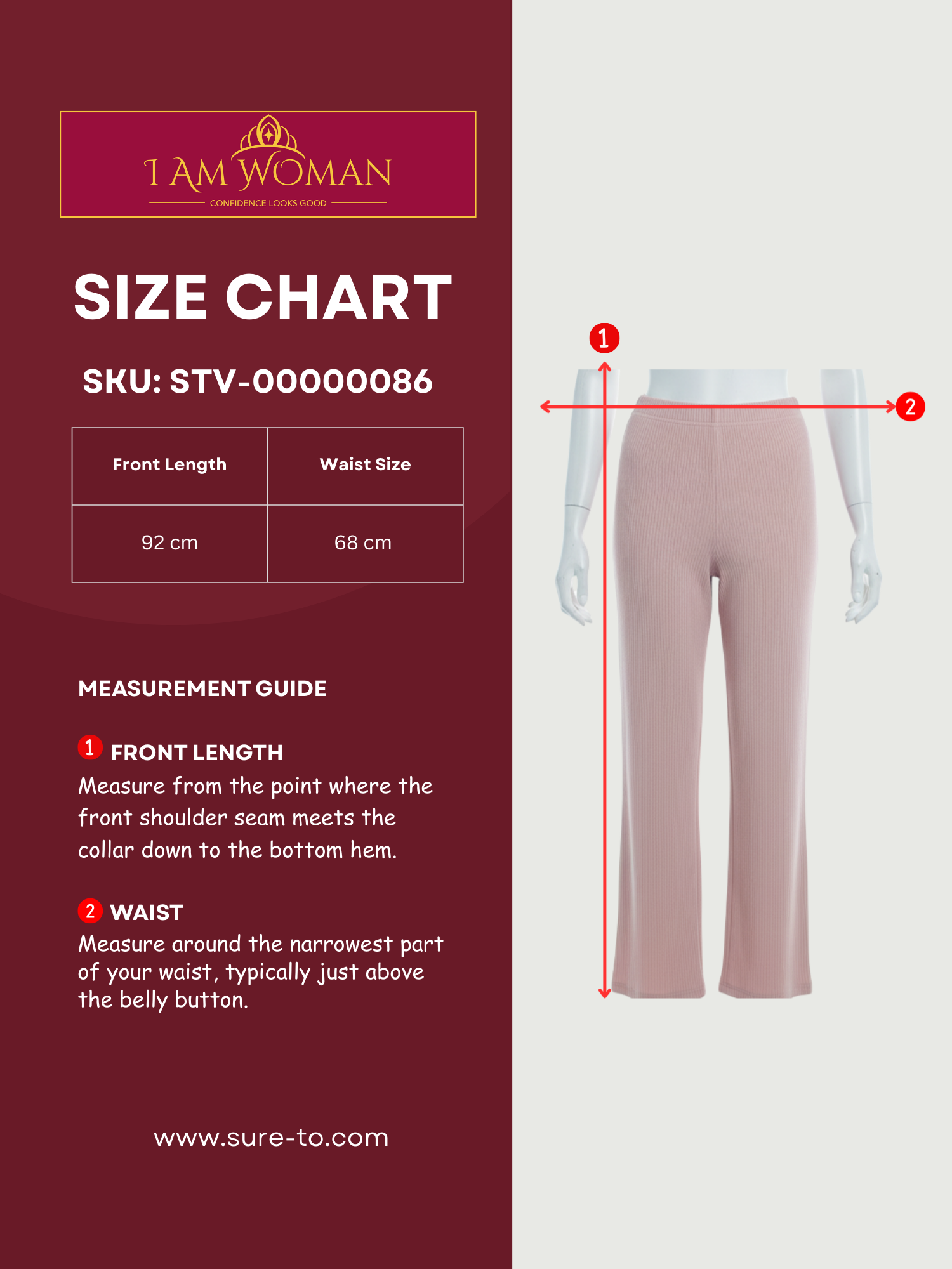 Old Rose Wide-Leg Trousers