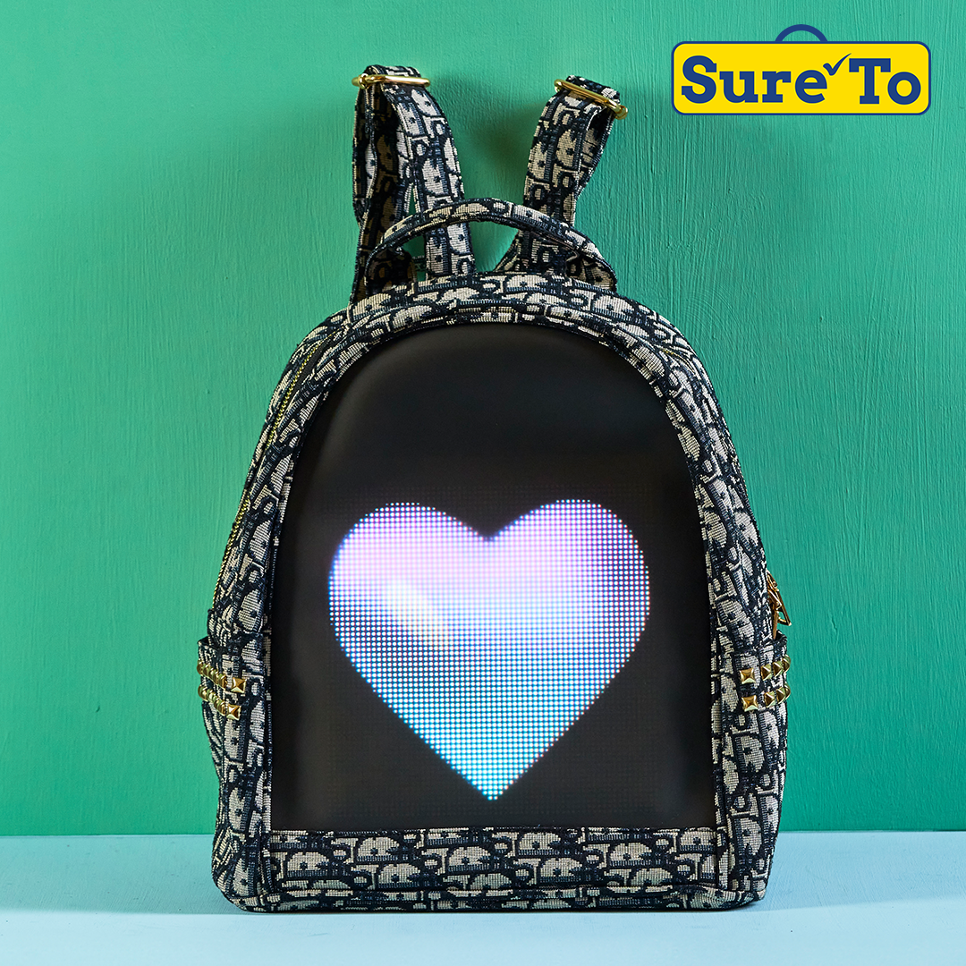 LED Backpack Designer Holo CD Logo