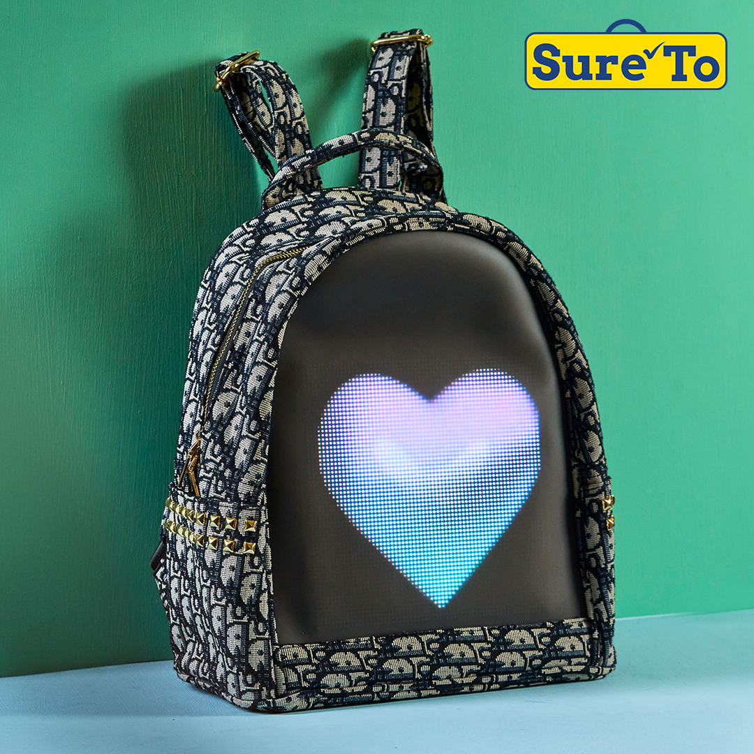 LED Backpack Designer Holo CD Logo