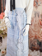 Light Blue Lace Skirt