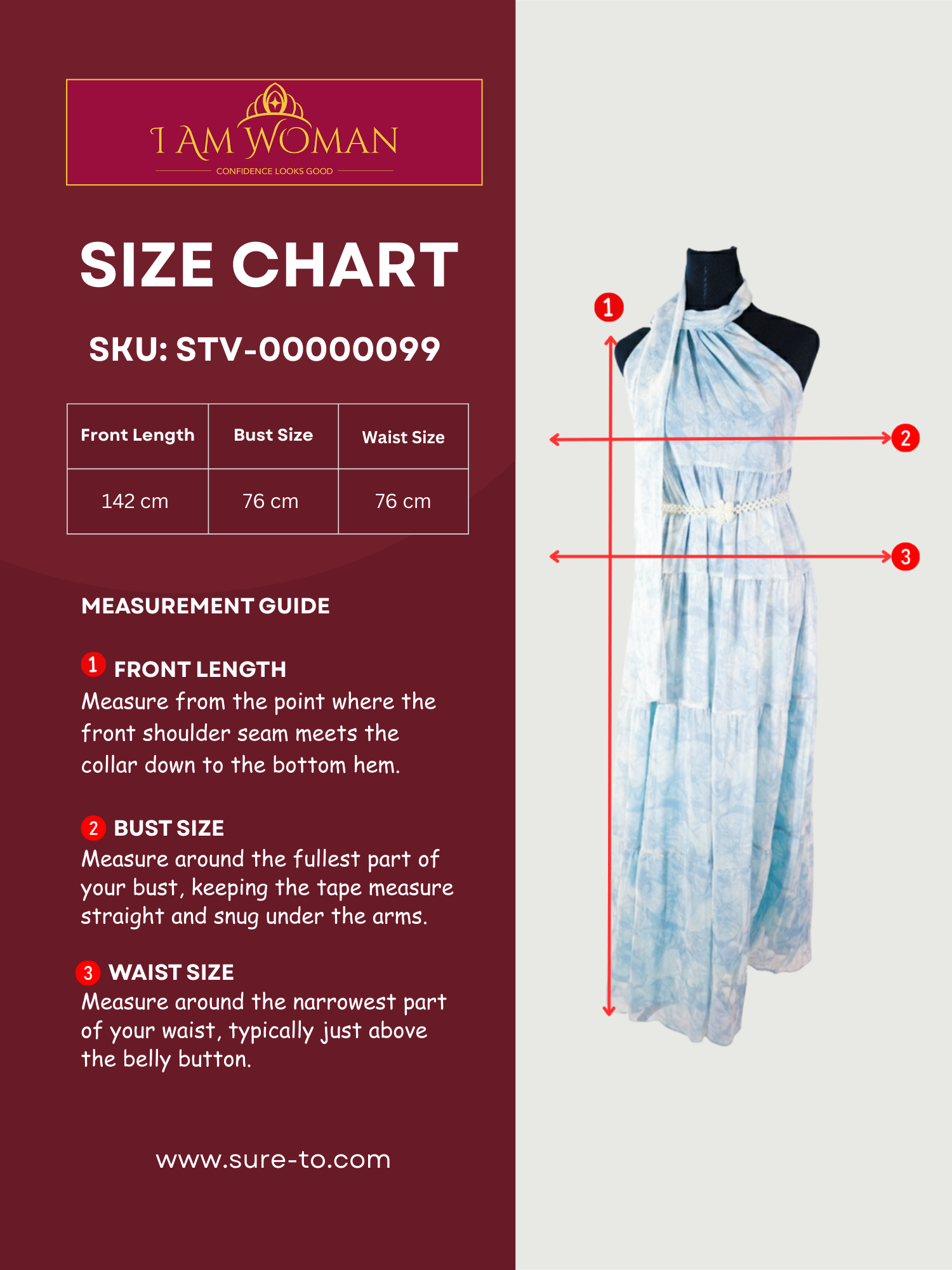 Light Blue Tiered Maxi Dress