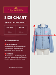 Light Blue Cropped Jacket