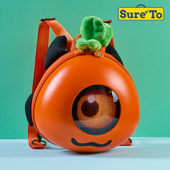 LED Bag Small Loy Eyes Hard-shell PVC Orange for Kids