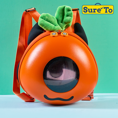 LED Bag Small Loy Eyes Hard-shell PVC Orange for Kids