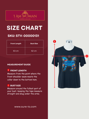 Black T-Shirt with a Rhinestone-Studded Colorful Horse Design