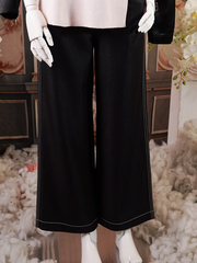 Black Wide Leg Trousers