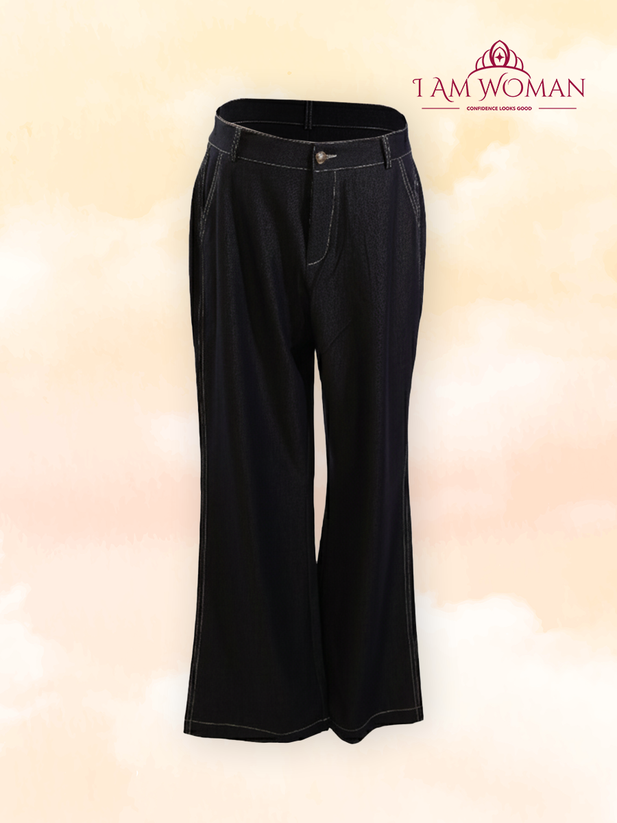 Black Wide Leg Trousers