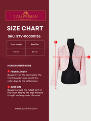 Pink Tweed Cropped Jacket