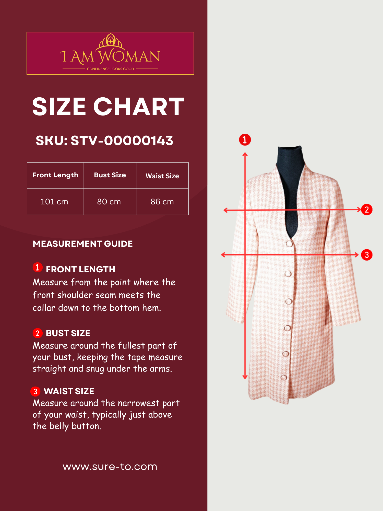 Pale Pink Button Down Long Coat