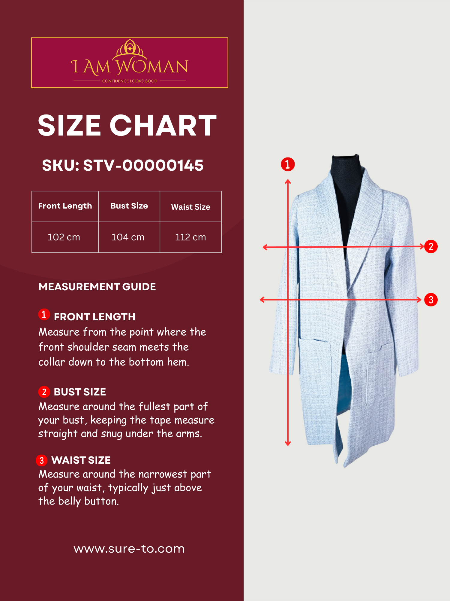 Powdered Blue Tweed Blazer