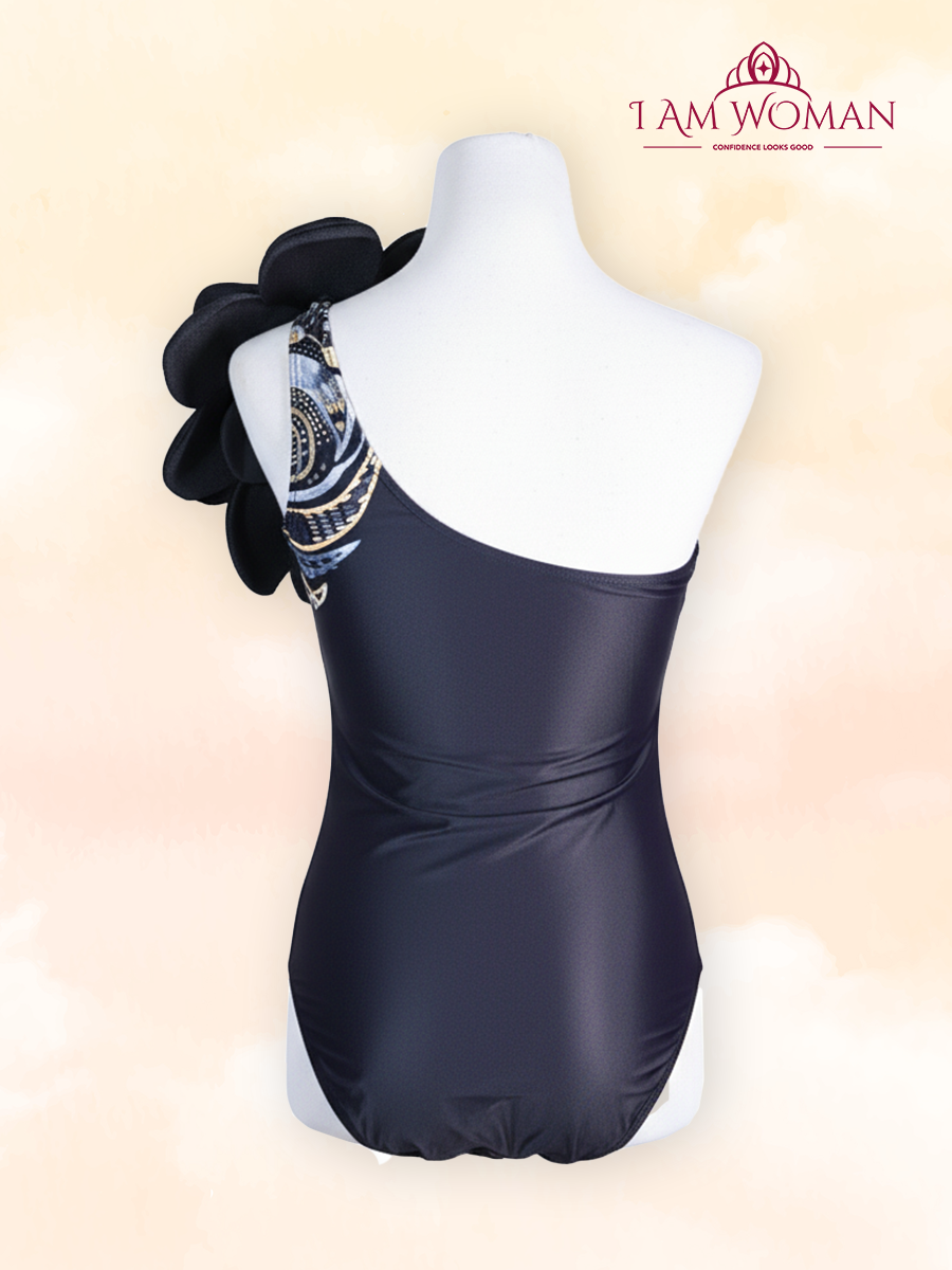 Black Floral Body Suit