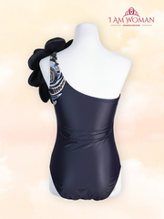 Black Floral Body Suit