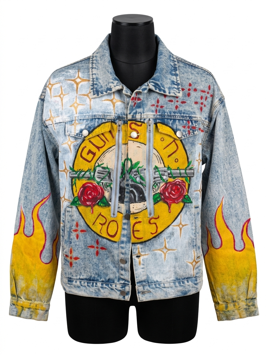 Fashion Denim Jacket Guns & Roses