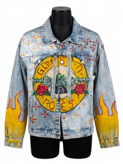 Fashion Denim Jacket Guns & Roses