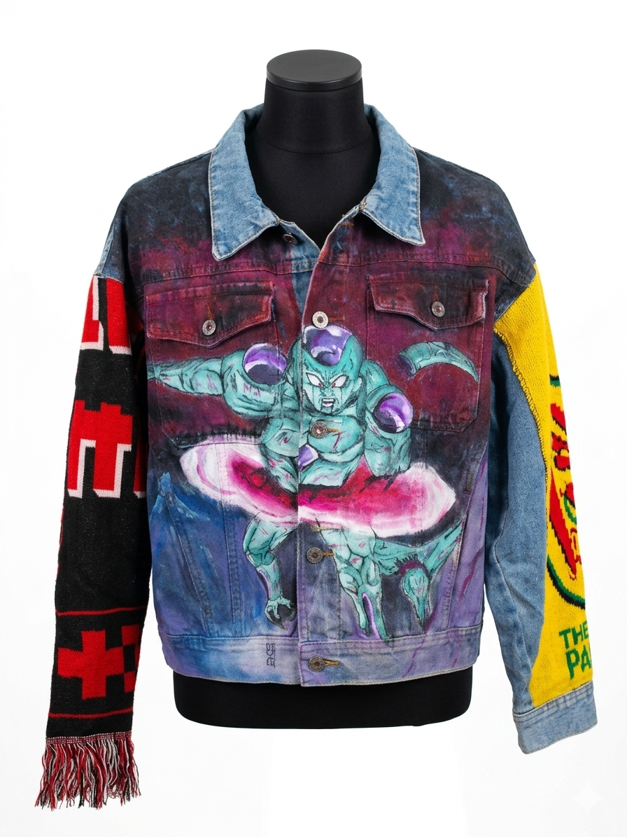 Fashion Denim Jacket Dragonball