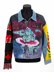 Fashion Denim Jacket Dragonball