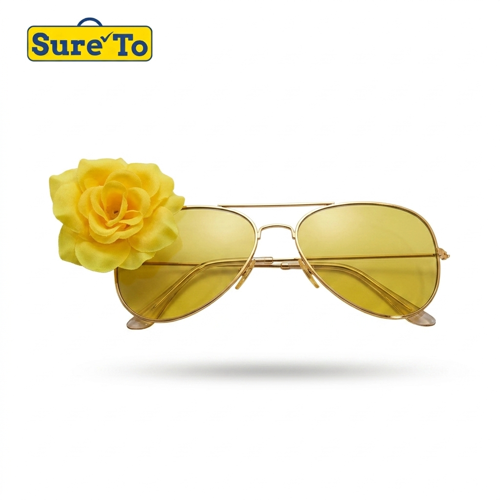 Yellow Rose Floral Shades