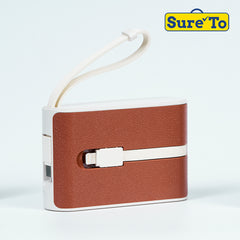 Sureto Powerbank 10000mAh P08 Brown Mini Camera Design
