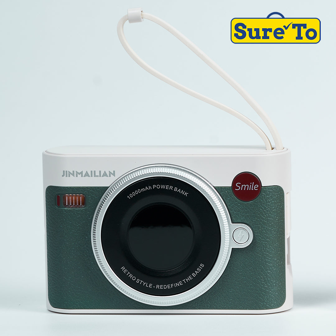 Sureto Powerbank 10000mAh P08 Green Mini Camera Design