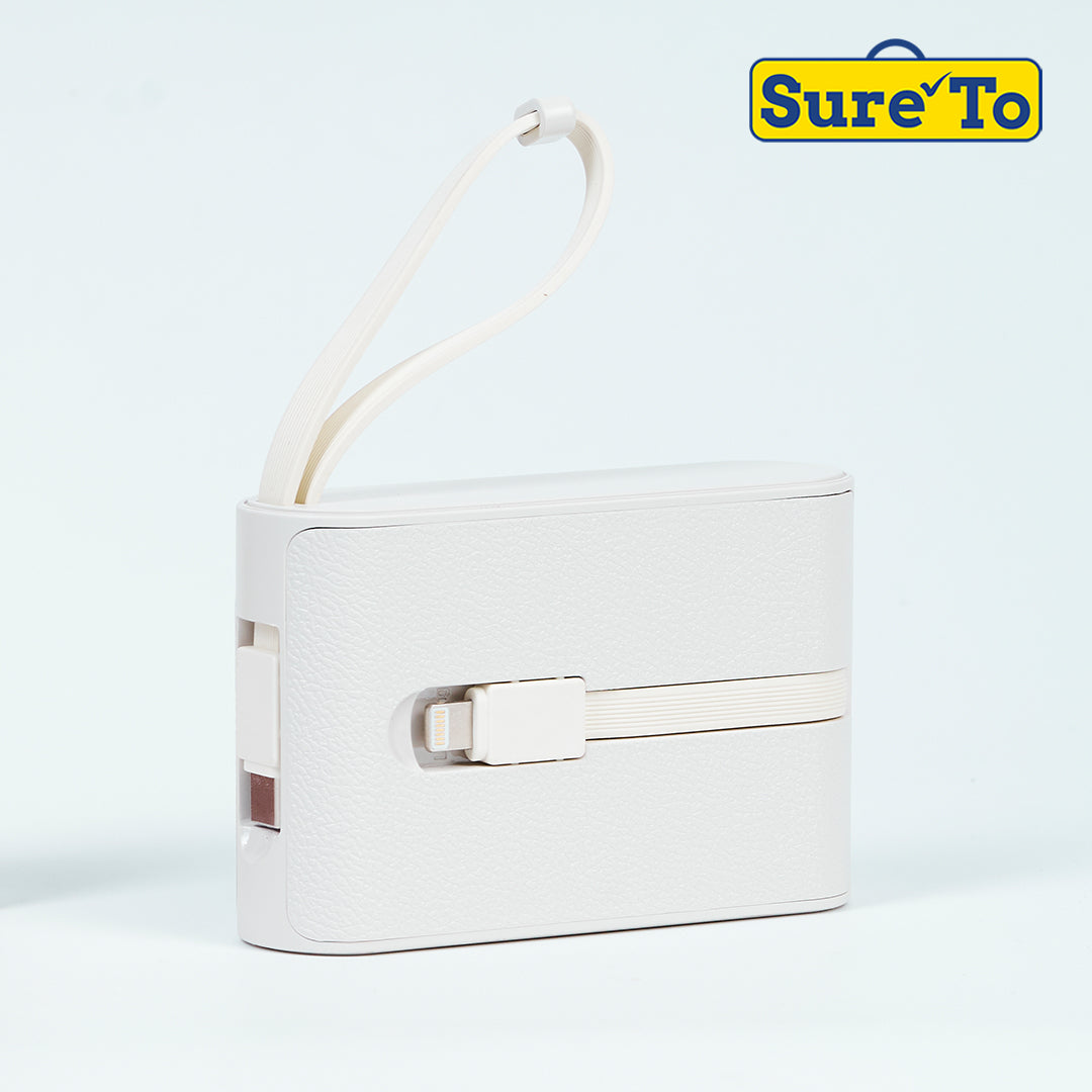 Sureto Powerbank 10000mAh P08 White Mini Camera Design