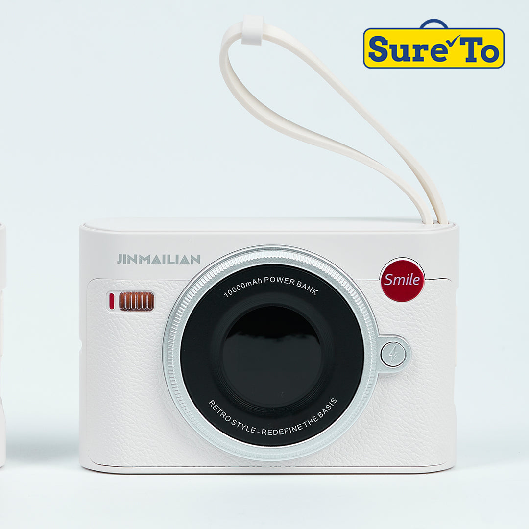 Sureto Powerbank 10000mAh P08 White Mini Camera Design