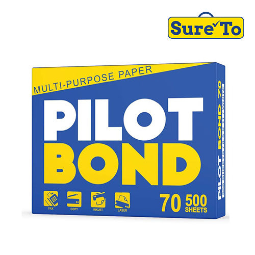 Pilot Bond Paper Substance 20 Per Ream 500 Sheets