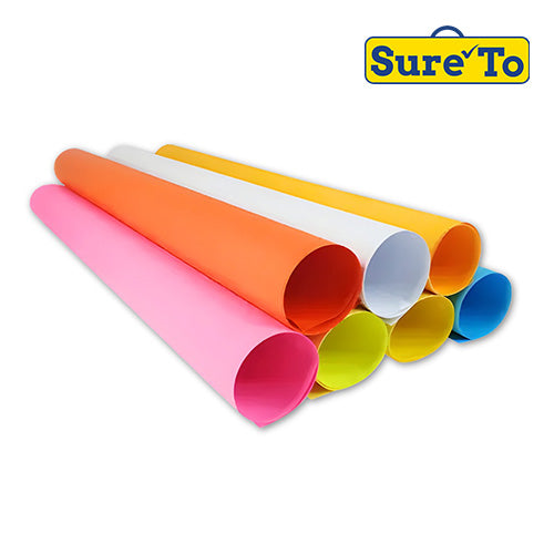 Neon Color Cartolina Assorted and White Cartolina Per Piece