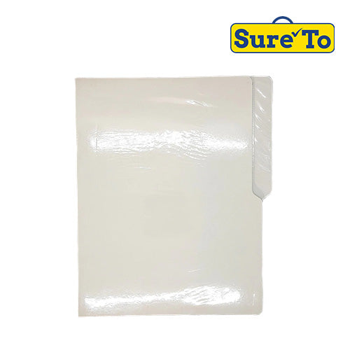 Folder White With Plastic Cover Per Piece