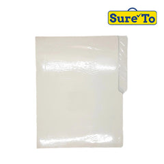 Folder White With Plastic Cover Per Piece